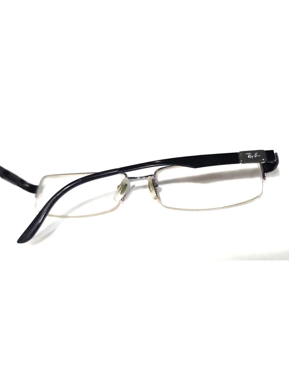 Ray Ban RB6156 2502 Silver Rectangle Eyeglasses 52-17 140